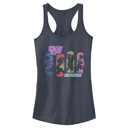 Junior's Women Aristocats Distressed Scat Cat and His Band Racerback Tank Top - image 1 of 4