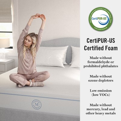 King 12" White Innerspring Gel Memory Foam Adjustable Bed