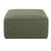 PAGED Square Ottoman Modern Elegance Foot Stool with Non-Marking Foot Caps for Family Room, Living Room - 4 of 4