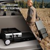 ROVSUN 2 Burner Folable Portable Propane Griddle, 20000 BTU Rolling Flat Top Gas Grill with Ignition & Regulator for Outdoor Camping BBQ Tailgating - 4 of 4