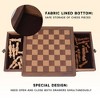 GSE 10" Portable Travel Wooden Chess Se with Magnetic Chess Pieces - image 4 of 4