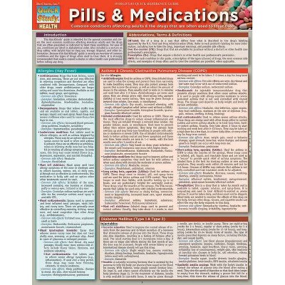 Pills & Medication - (Quick Study: Health) by  Karen Golebowski (Poster)