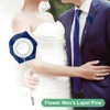 Unique Bargains Ribbon Alloy Multipurpose Use Durable Flower Lapel Pin 3.5 x 1.38 Inch  24 Pcs - 4 of 4