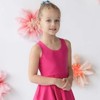 Mightly Toddler Fair Trade Organic Cotton Solid Sleeveless Twirl Dress - 3 of 3