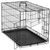 JIONJOY Double Door Dog Crate | Black - 2 of 4