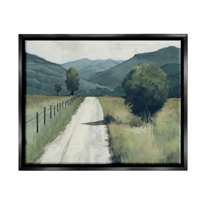 Stupell Industries Farmland Fields Green Blue Landscape Painting : Target