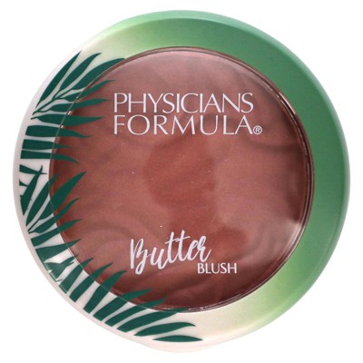 Physicians Formula Murumuru Butter Blush Makeup Powder, Saucy Mauve, Dermatologist Approved, Vegan
