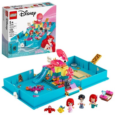 LEGO Disney Ariel's Storybook Adventures Princess Mermaid Building Playset 43176