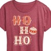 Women's - Instant Message - Christmas Ho Ho Ho Ornament Short Sleeve Graphic T-Shirt - 2 of 4