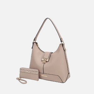 MKF Collection Graciela vegan Leather Women's Hobo Bag and Wallet by Mia K - 1 of 4