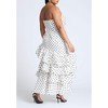 ELOQUII Women's Plus Size Ruffle Dot Gown - 3 of 3