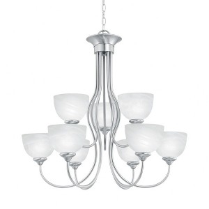 Thomas Lighting Tahoe 9 - Light Chandelier in  Brushed Nickel - 1 of 1
