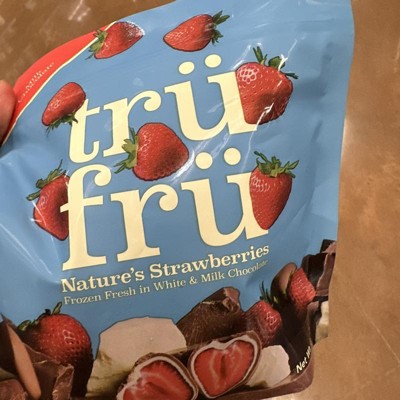 Tru Fru White And Milk Chocolate Frozen Strawberries - 8oz : Target