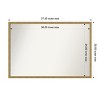 Amanti Art Incline Non-Beveled Wood Framed Bathroom Vanity Wall Mirror - 3 of 4