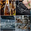 Christmas Wedding Gifts for Couples 2025 - Mr and Mrs - Bridal Shower Gifts for Newlywed Bride - Glass Christmas Birthday Ornaments 2025 - 3 of 4