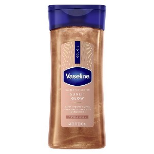 Vaseline Glazed & Glisten Vanilla Cocoa Shimmering Gel Body Oil - Sunlit Glow - 6.8 fl oz - 1 of 4