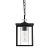 Elegant Lighting Dover 7 inch Outdoor Pendant in Black 7 inch Outdoor Pendant in Black - 2 of 4