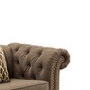 Acme Furniture Aurelia Accent Chair Brown Linen - 3 of 4