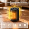 R.W.FLAME Small Space Heater, 1500W Space Heaters for Indoor Use, Portable Heater with Thermostat, Knob Control, Overheating & Tip-Over Protection - 4 of 4