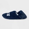 Adult Embroidered Faux Fur Christmas Slipper Socks with Grippers - Wondershop™ - 2 of 4