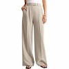 Clearlove Women's High Waisted Wide Leg Dress Pants Flowy Trousers with Elegant Drape Professional Office Pants - 2 of 4
