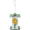 Nature's Way Bird Products Country Cottage Gazebo Bird Feeder - White/Green (1.56 Quart) - 3 of 3