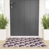 Colour Poems Patterned Geometric Shapes CCI Looped Vinyl Welcome Mat - Society6 - 2 of 4