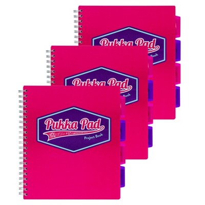 Pukka Pads Vision Letter Size Project Book - Pack 3