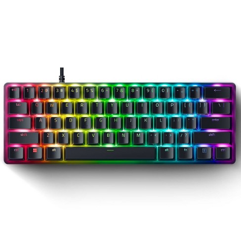 Razer Huntsman V2 Analog - Keyboard - backlit - USB, USB-C - key switch:  Razer Analog Optical Switches 