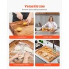 VEVOR Noodle Board Stove Cover, Stove Top Cover Board for Gas Burner & Electric Stove,Acacia Wood Cutting Board with Handles,RV Stovetop Cover,Natural - 4 of 4