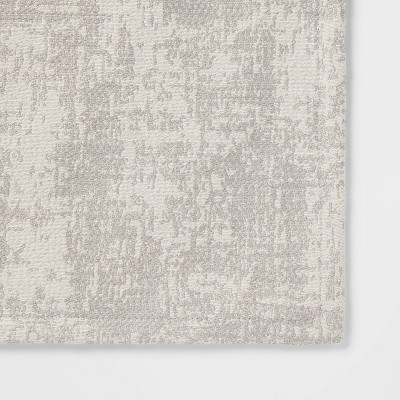 14&#34; x 72&#34; Jacquard Luxe Cotton/Polyester Runner Gray - Threshold&#8482;_2