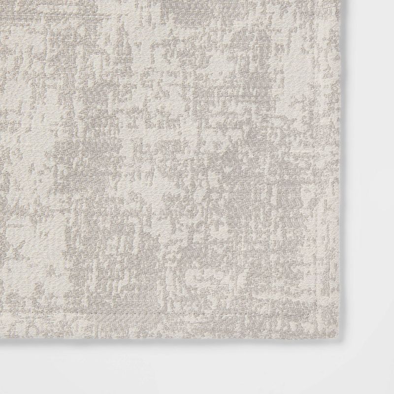 14&#34; x 72&#34; Jacquard Luxe Cotton/Polyester Runner Gray - Threshold&#8482;, 4 of 5
