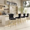 Infurnic Dining Chairs, Modern Upholstered Dining Chairs Set with Sturdy Legs, for Kitchen and Dining Room, 2PCS, Black, 17.7"*17.5"*26" - 2 of 4