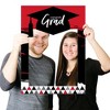 Big Dot of Happiness Red Grad - Best is Yet to Come - Red Graduation Party Selfie Photo Booth Picture Frame & Props - Printed on Sturdy Material - 3 of 4