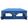 DSVIMOY Canopy Tent, Party Tent with 4 Sidewalls, 3 Height Adjustable, Outdoor Canopy Tent for Weddings, Blue, 192"*116.4"*111.6" - 2 of 4