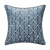 18"x18" Jaipur Paisley Reversible Square Throw Pillow - Edie@Home - 2 of 4
