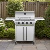 R.W.FLAME 4-Burner Propane Gas Grill, 32,000 BTU Stainless Steel BBQ with Lid, Wheels & Side Shelves for Outdoor Cooking, Patio, Garden & Camping - 4 of 4