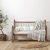 Americanflat 100% Cotton Throw Blanket - 50x60 - All Seasons Neutral Lightweight Cozy Soft Throws Blanket. - Available in a variety of Colors - 4 of 4