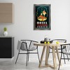 Stupell Industries Vintage Hotel Zurich with Lobster Black Framed Floater Canvas Wall Art - 2 of 4