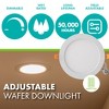 Simply Conserve 6 in. Slim Downlight CCT Selectable LED Recessed Downlight with Remote J-Box - 2 of 4