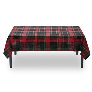 tag Christmas Plaid Tablecloth - 1 of 2