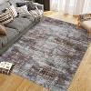 Abstract Area Rug Living Room Rugs Indoor, Modern Soft Fluffy Washable Accent Carpet for Bedroom Kitchen Dining Room Floor - 3 of 4