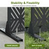 Dovelina Metal Outdoor Privacy Screen Freestanding Garden Privacy Screen - 4 of 4