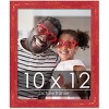 PosterPalooza | Photo Size Shabby Chic Red Picture Frame - UV Acrylic, Foam Board Backing, Hanging Hardware - 2 of 4