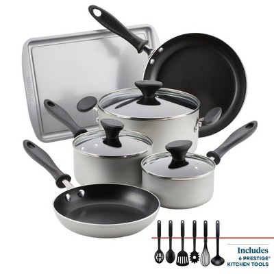 Farberware Reliance 15pc Aluminum Nonstick Cookware Set with Prestige Tools