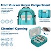 Hynes Eagle 40L Travel Backpack + Fanny Pack-Teal Green - 3 of 4
