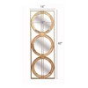 VYNXARIA 40"x14" Mirror Piece Wall Mirror in Gold Rectangular Frame, Home Wall Decor for Bedroom Living Room - 4 of 4