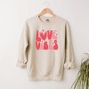 Simply Sage Market Women's Graphic Sweatshirt Love Vibes Stars - 3 of 3