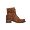 CUSHIONAIRE Rena Combat Womens Boots, Lace-Up Side Zip Ankle Boots for Women with Knit Trim and Low Block Heel - 4 of 4