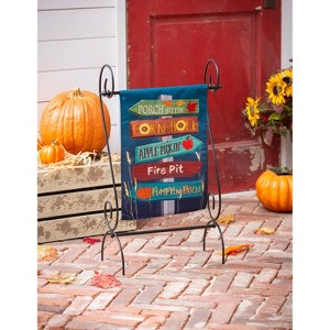 Evergreen Fall Signs Garden Applique Flag 12.5 x 18 Inches Indoor Outdoor Decor - 1 of 2